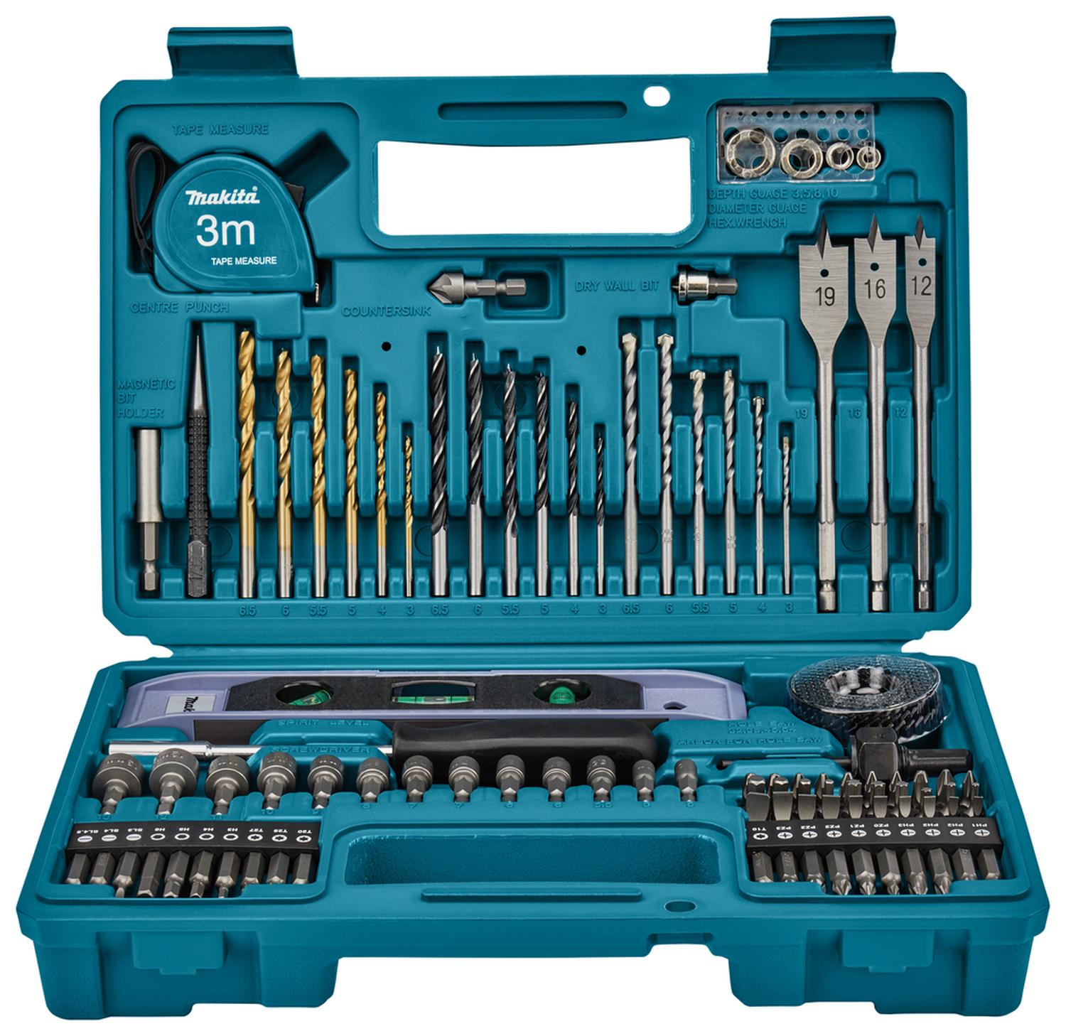 Set Accesorios Y Herramientas Manuales 102 Pzs Makita - Herram.cl