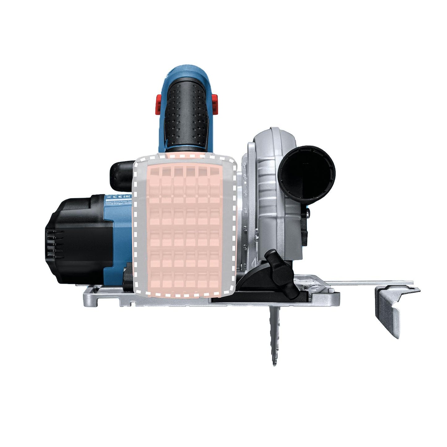 Sierra Circular Inalámbrica Bosch GKS 18V - 57 sin baterías - Herram.cl