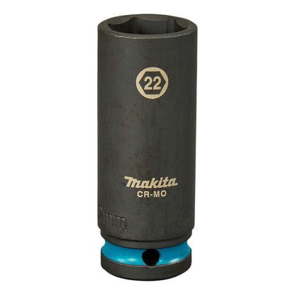 Dado de Impacto Largo 1/2'' 22mm Impact Black - Makita - Herram.cl
