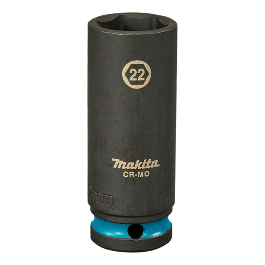 Dado de Impacto Largo 1/2'' 22mm Impact Black - Makita - Herram.cl