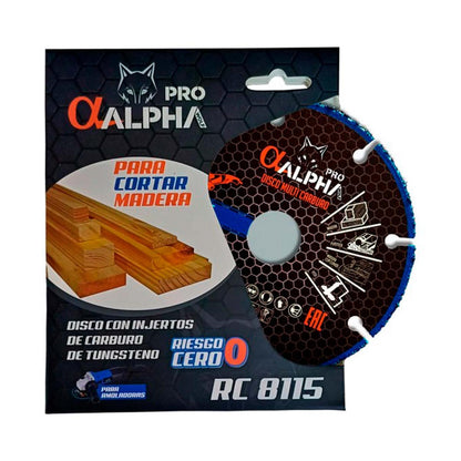 Disco Diamantado Para Madera 4 - 1/2''x1,2mm - Alpha Pro - Herram.cl
