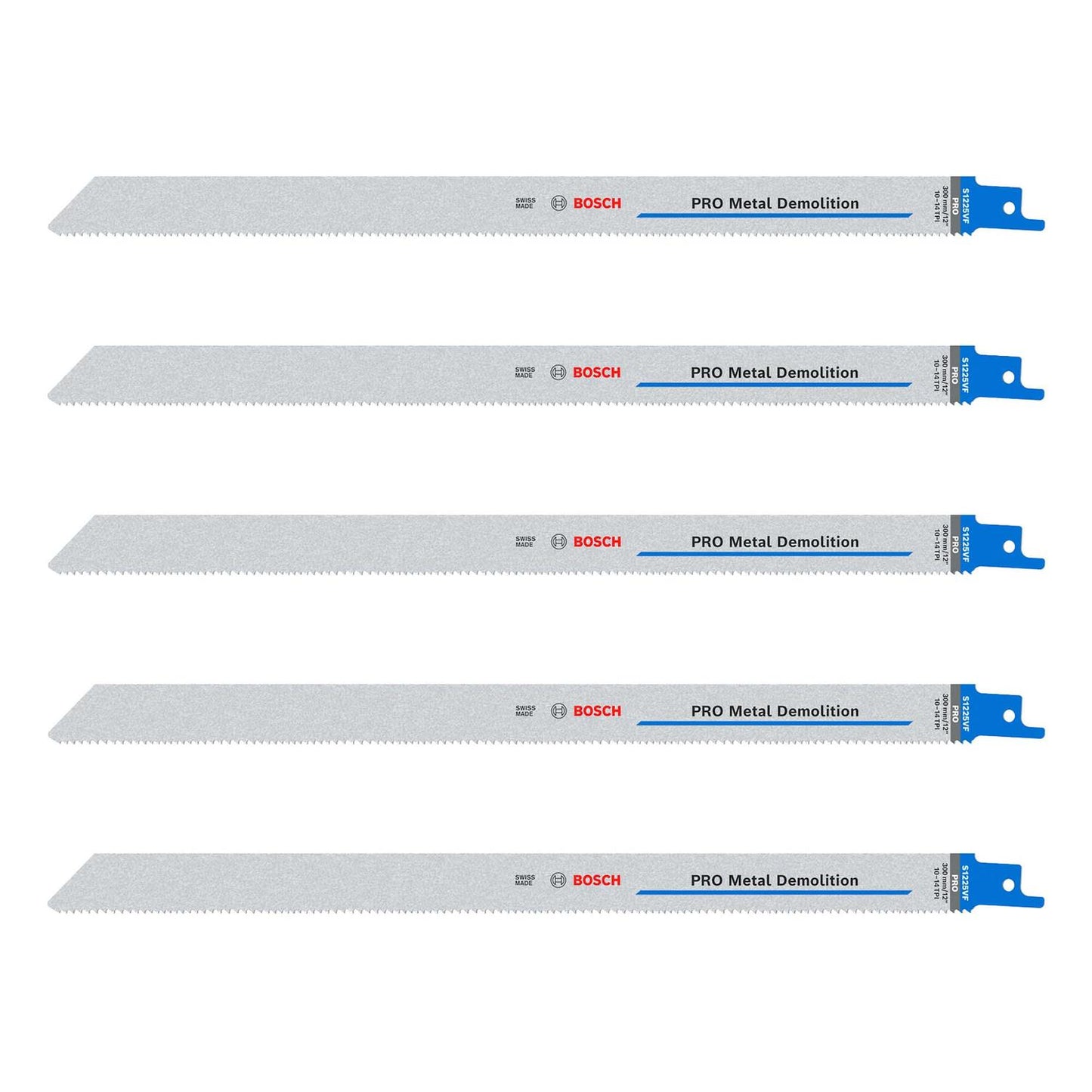 Hoja de sierra sable PRO Metal Demolition 300mm 5 Pzas - Bosch - Herram.cl