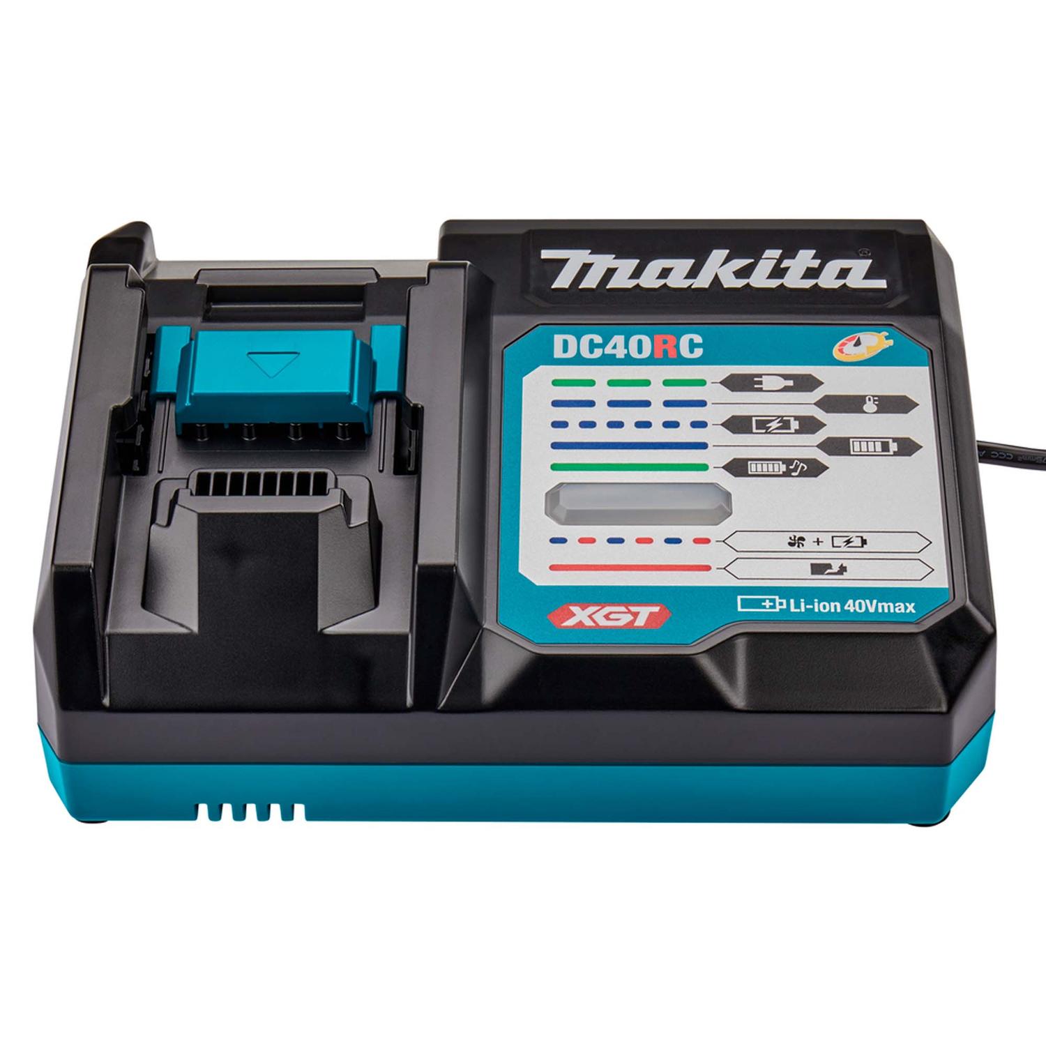 Cargador XGT 40V Max. Estándar (DC40RC) Bolsa - Makita - Herram.cl