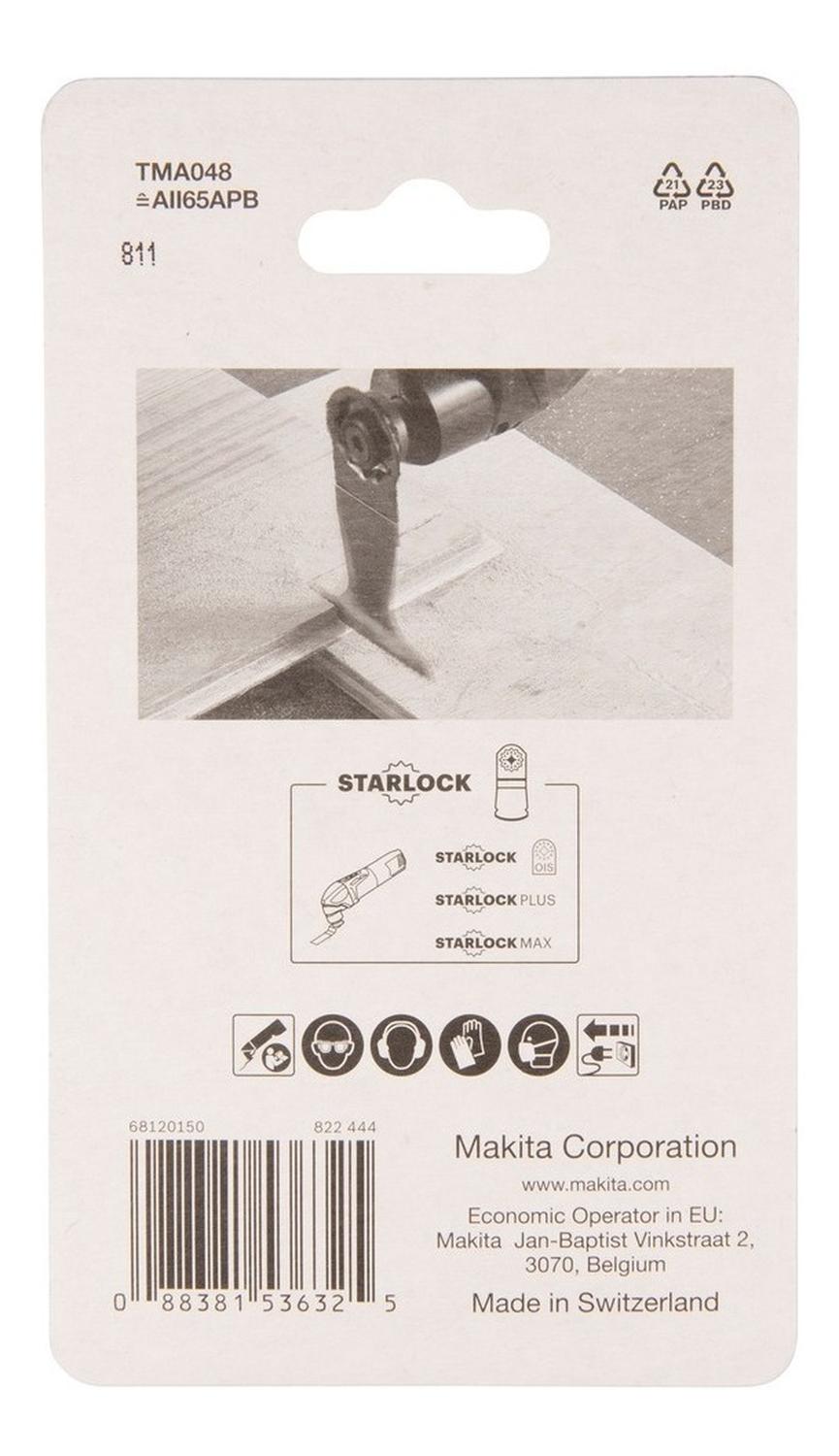 Hoja De Imersion 65x40mm Starlock Tma048 - Makita - Herram.cl