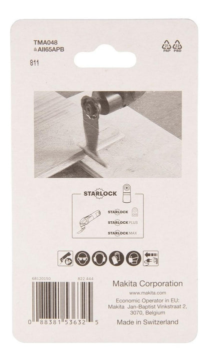 Hoja De Imersion 65x40mm Starlock Tma048 - Makita - Herram.cl