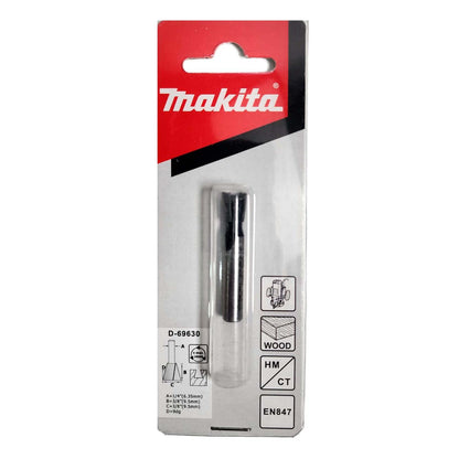 Fresa Cola De Milano 9° x3/8'' x3/8'' Toma 1/4'' - Makita - Herram.cl