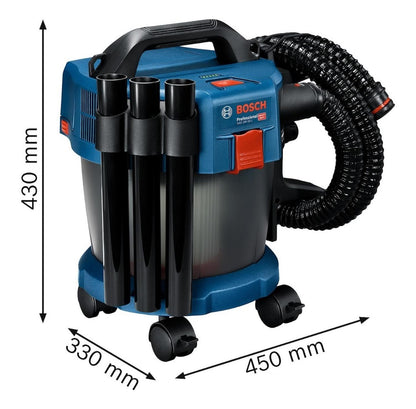 Aspiradora De Polvo Inalámbrico Bosch GAS 18V - 10 L Bare Tool - Herram.cl