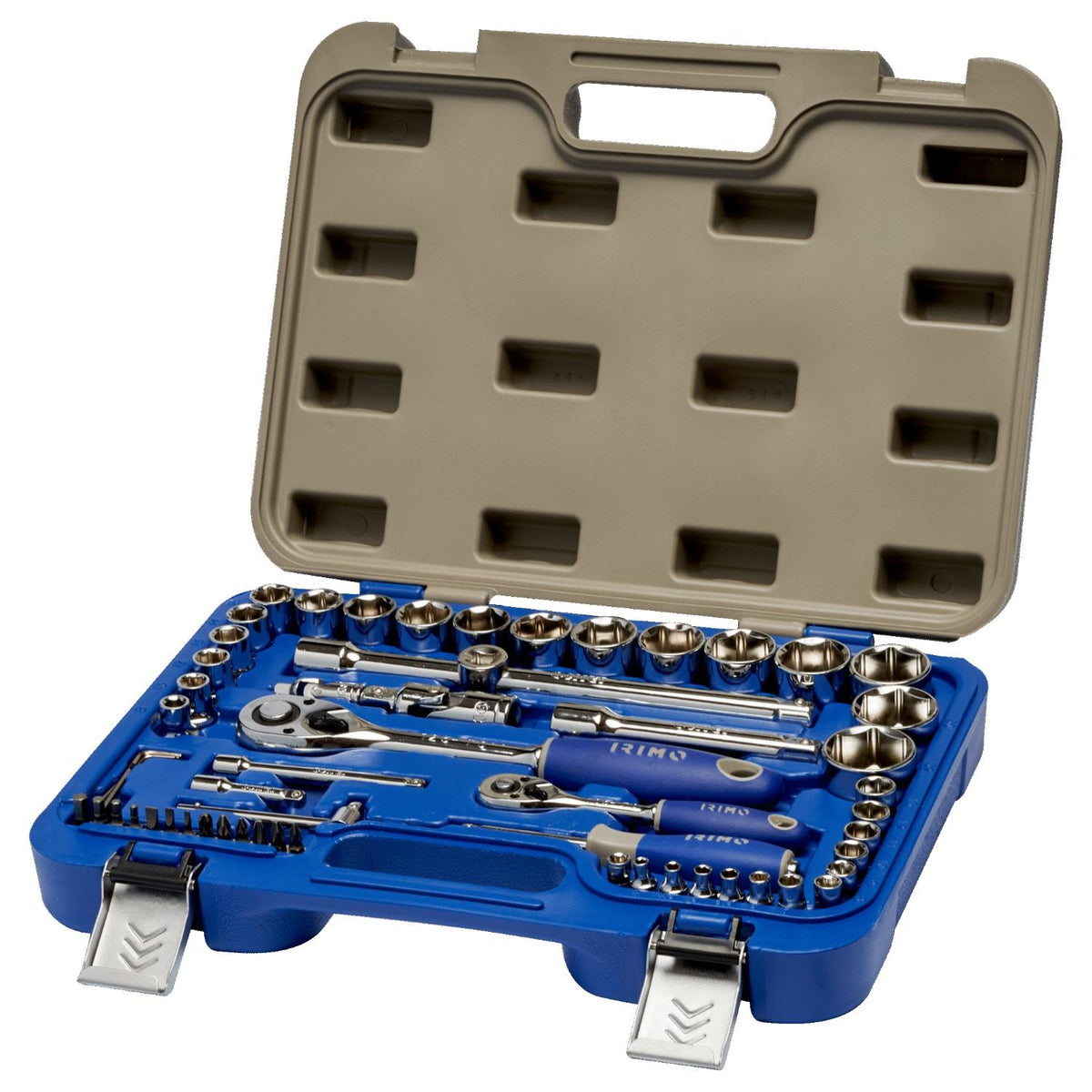 Juego De Dados 1/4'' y 1/2'' 58 Pzas - Irimo - Herram.cl