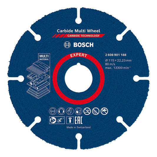 Disco De Corte Multi - Wheel Bosch Para Esmeril 115mm - Herram.cl
