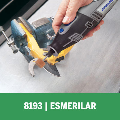 Piedra Esmerilar Oxido de Aluminio 15.9mm (8193) - Dremel - Herram.cl