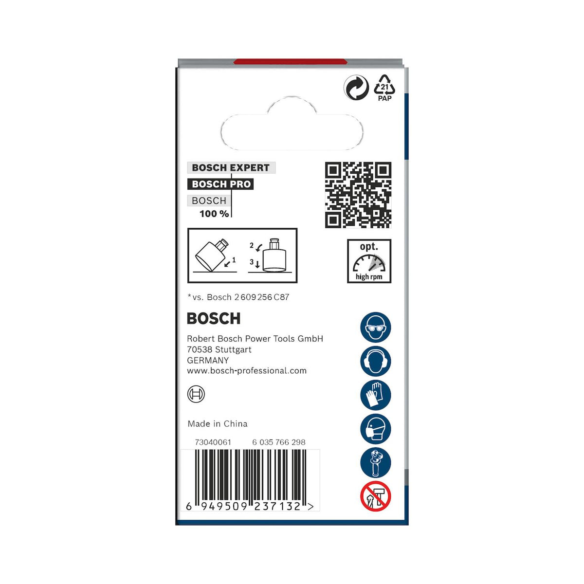 Copa Diamantada PRO Tile Power Change 44mm (1-3/4'') - Bosch - Herram.cl