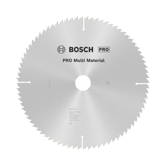 Disco De Sierra PRO Multimaterial 10''x30mm 80 D - Bosch - Herram.cl