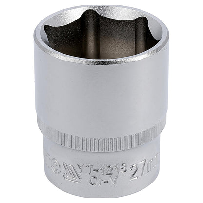 Dado Hexagonal Corto 1/2 Pulgada 27mm Yato YT-1218 - Herram.cl