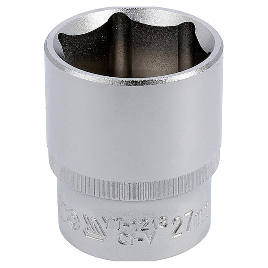 Dado Hexagonal Corto 1/2 Pulgada 27mm Yato YT-1218 - Herram.cl