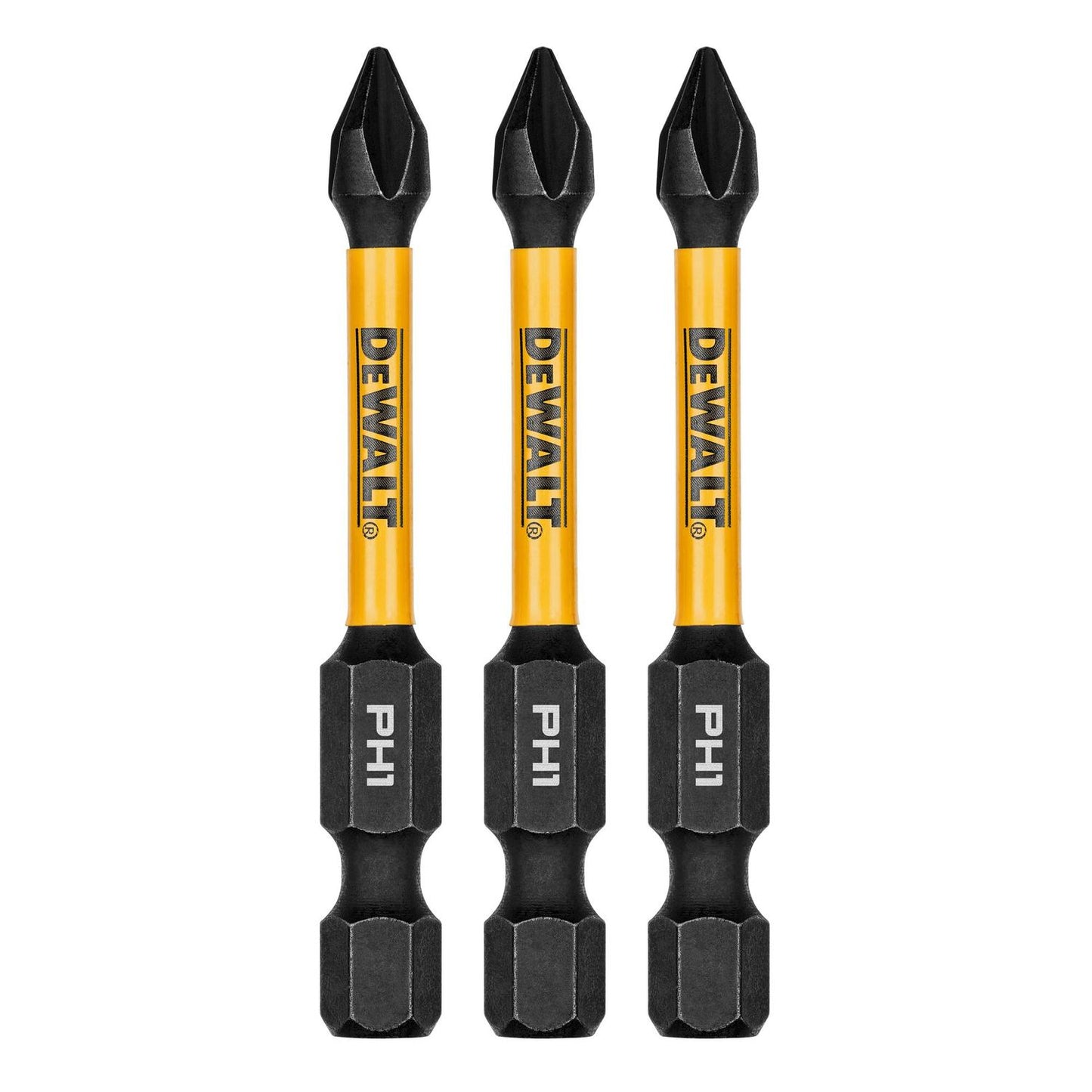 Puntas De Impacto Flextorq PH1 - 57,15mm / 3 Pzas - DeWalt - Herram.cl