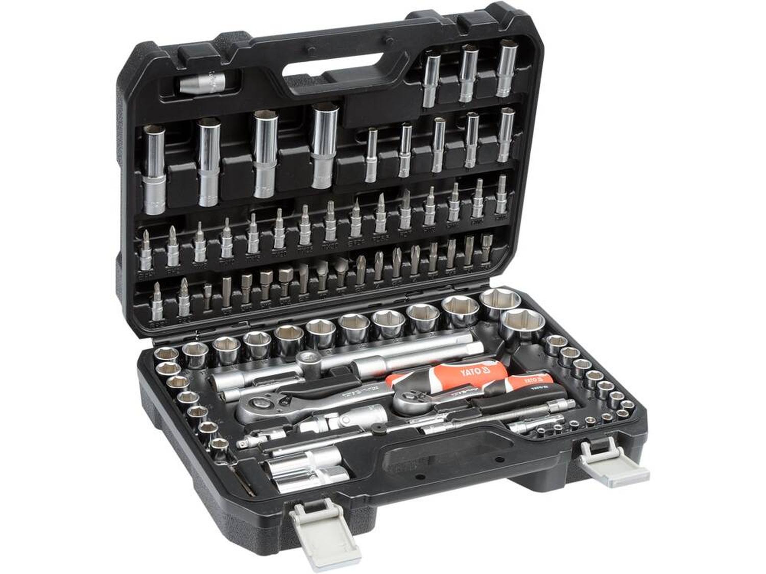 Juego De Dados 1/2'' y 1/4'' 94 Pzas - Yato - Herram.cl
