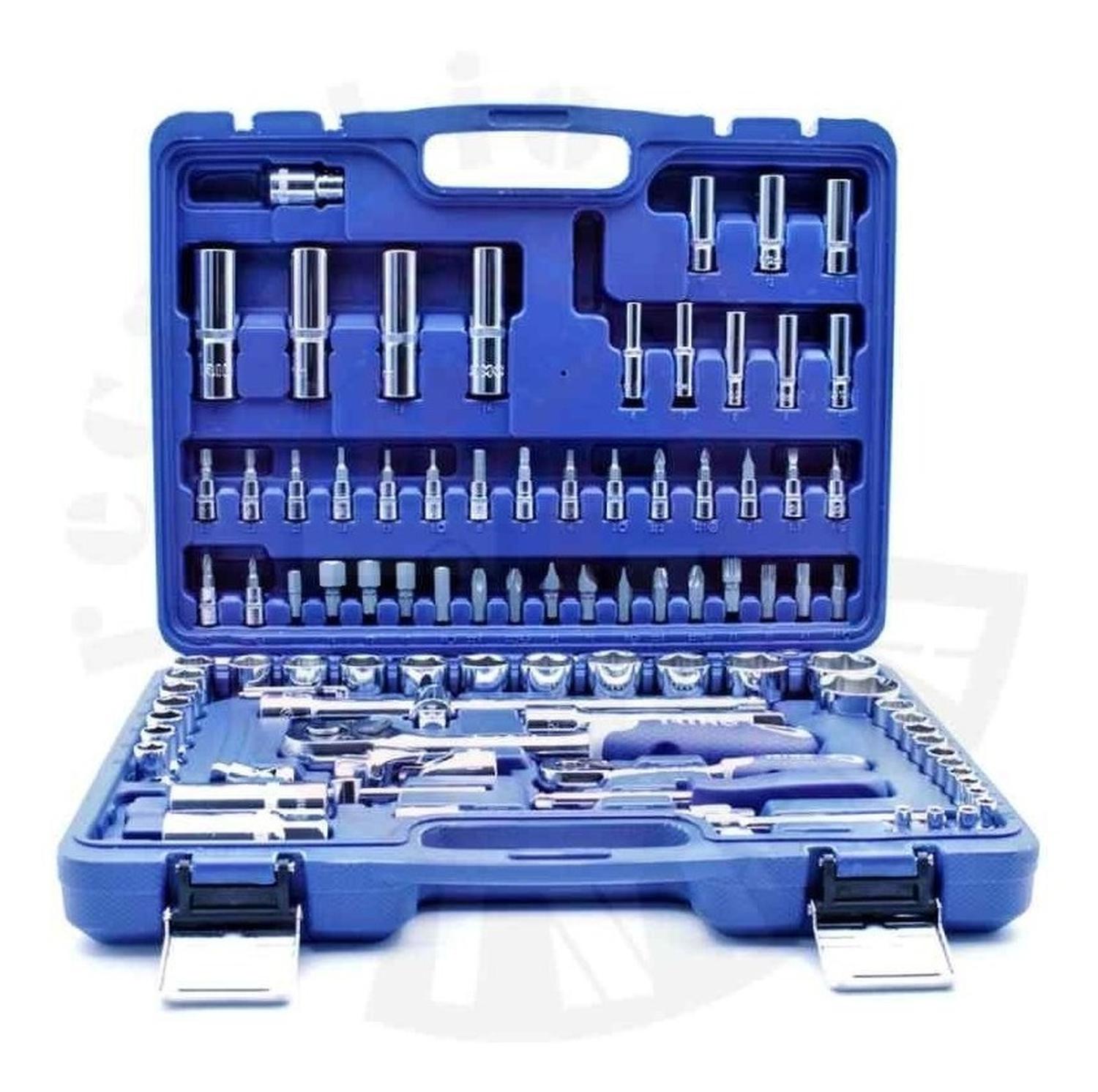 Juego De Dados De 1/4'' Y 1/2'' De 94 Pzs. Irimo 130 - 94 - 4 - Herram.cl