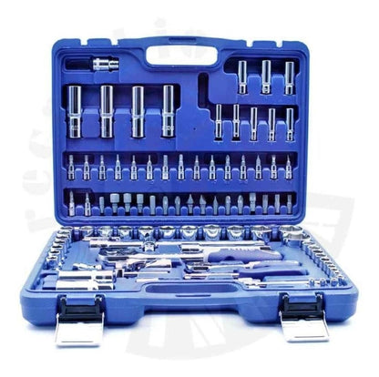 Juego De Dados De 1/4'' Y 1/2'' De 94 Pzs. Irimo 130 - 94 - 4 - Herram.cl