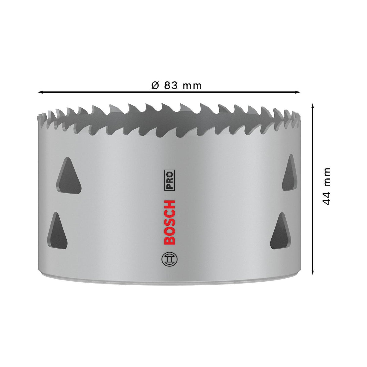 Sierra Copa PRO Bosch Multi Material 8% Co Ø83mm (3-1/4'') - Herram.cl