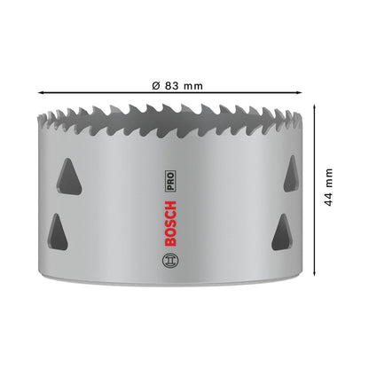 Sierra Copa PRO Bosch Multi Material 8% Co Ø83mm (3-1/4'') - Herram.cl