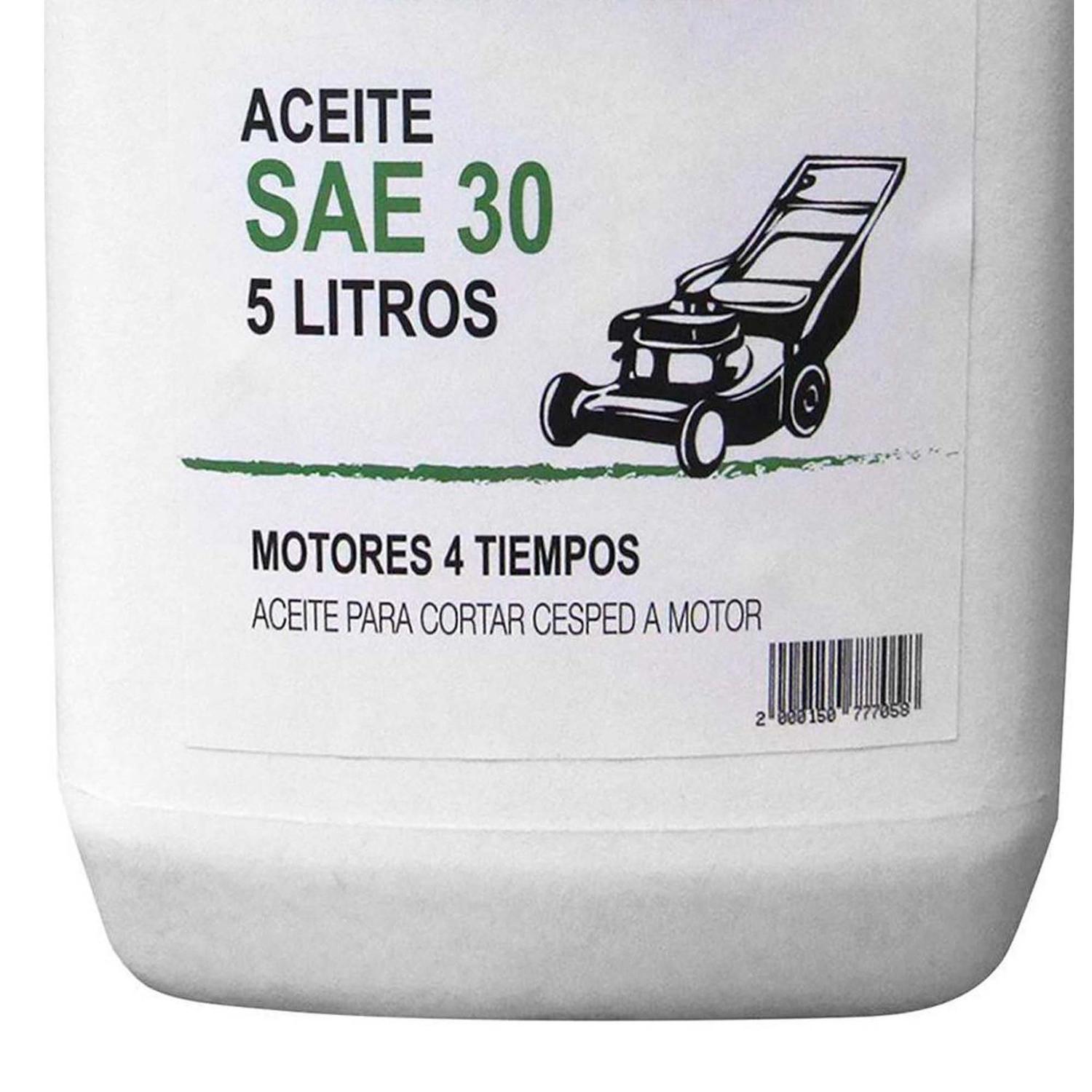 Aceite Motor 4 Tiempos SAE 30 | 5 L - Oregon - Herram.cl