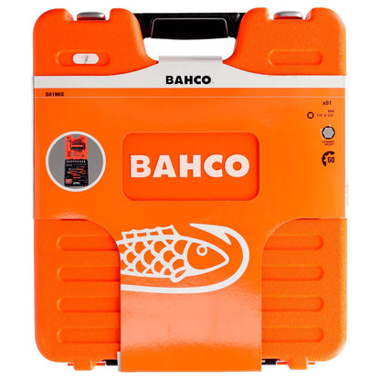 Juego Dados 1/4'' y 1/2'' +Llaves+Alicates 81 Pzas - Bahco - Herram.cl