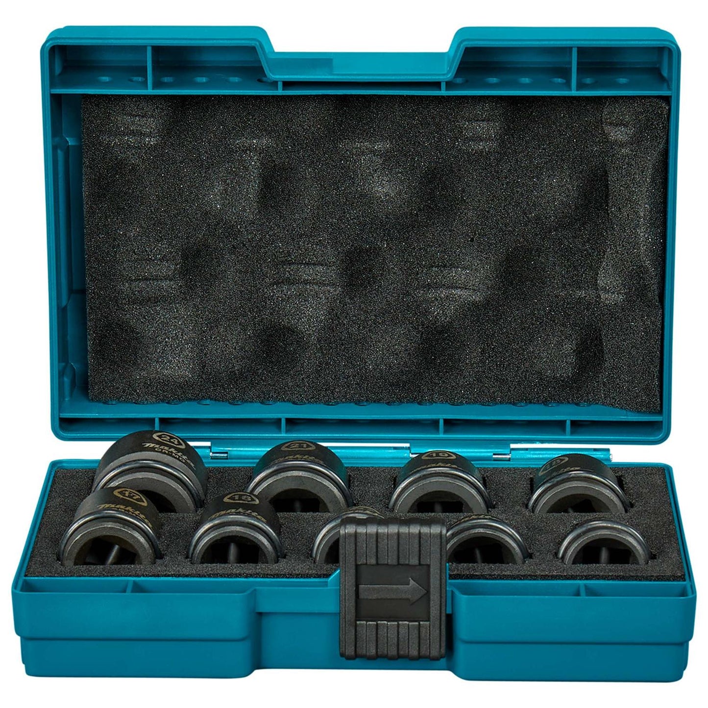 Juego Dados Impact Black 1/2'' (8 - 24mm) 9 Pzas - Makita - Herram.cl