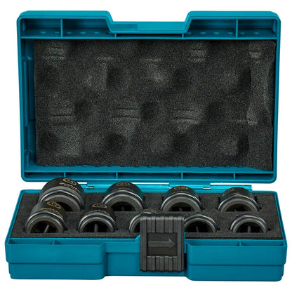 Juego Dados Impact Black 1/2'' (8 - 24mm) 9 Pzas - Makita - Herram.cl