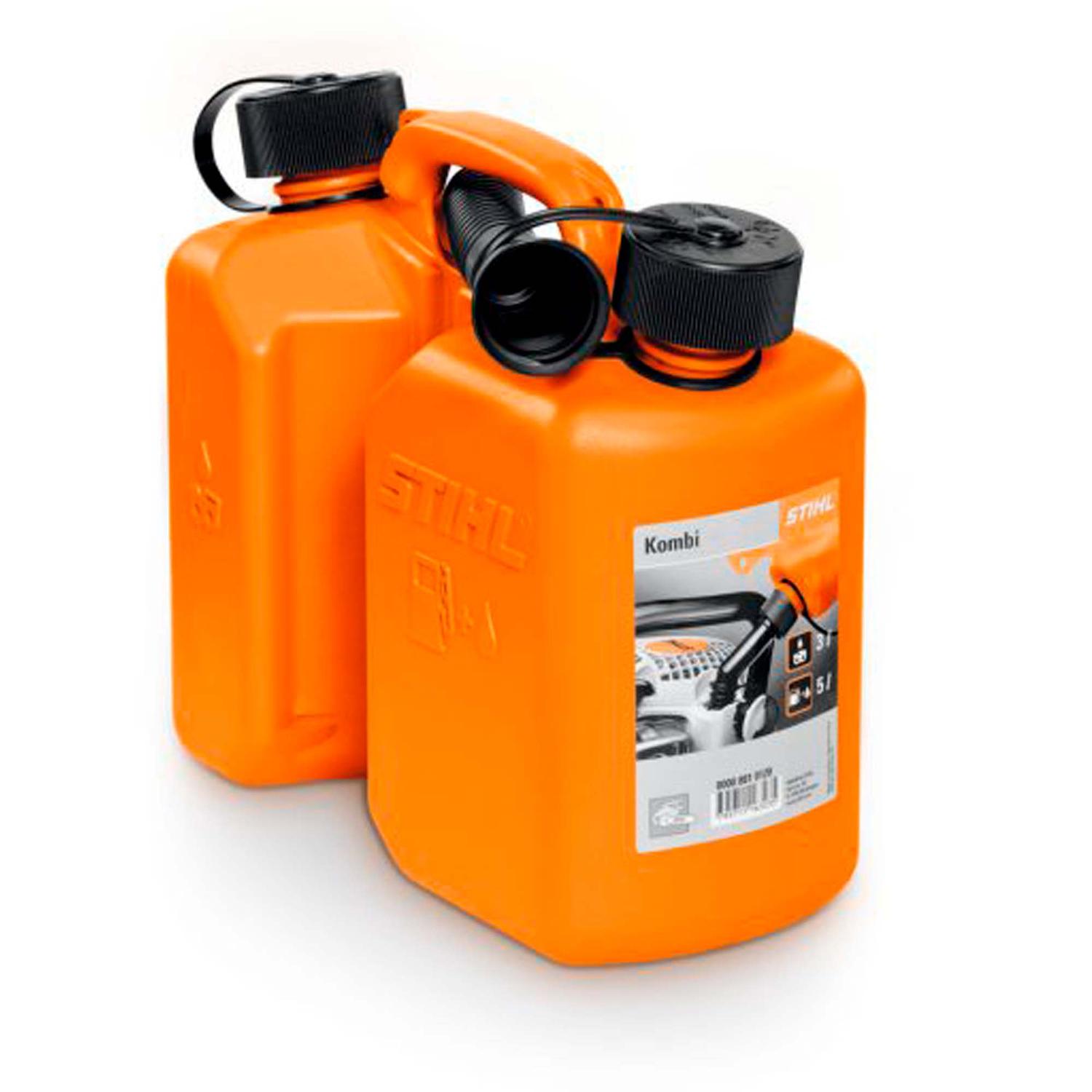 Bidon Combinado Naranjo 1,5 L - 3 L - Stihl - Herram.cl