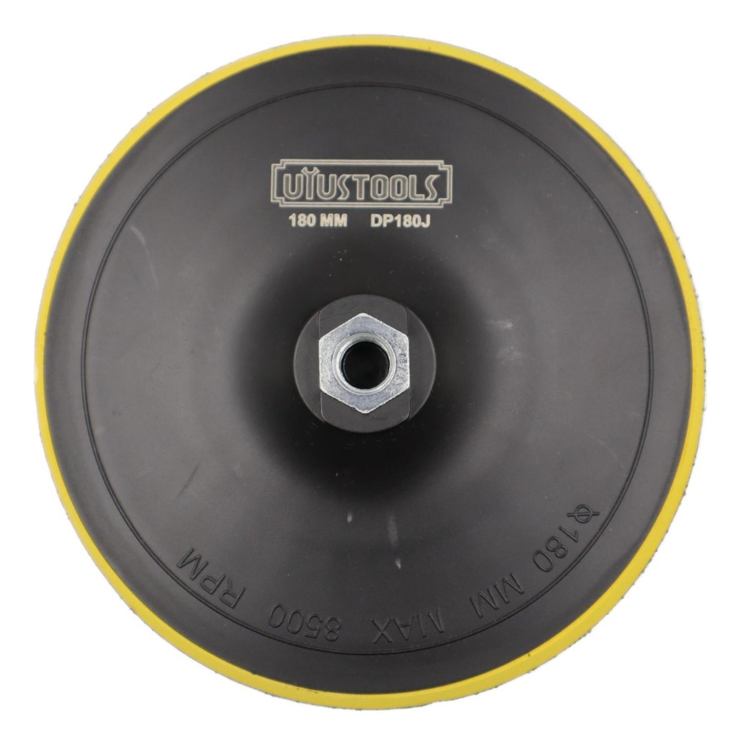 Plato Con Velcro 7'' (180mm) + 5 Lijas - Uyustools - Herram.cl