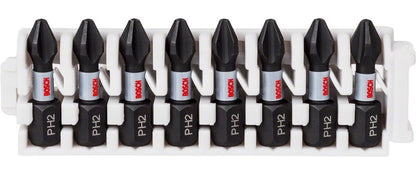 8 Puntas Ph2 X 25mm Impact Control Bosch 2608.522.324 - 000 - Herram.cl