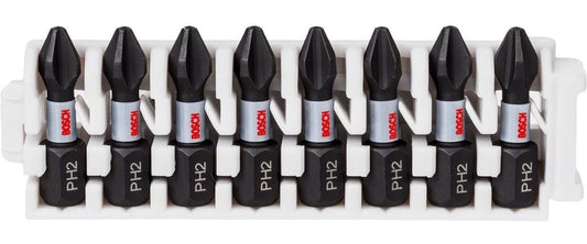 8 Puntas Ph2 X 25mm Impact Control Bosch 2608.522.324 - 000 - Herram.cl