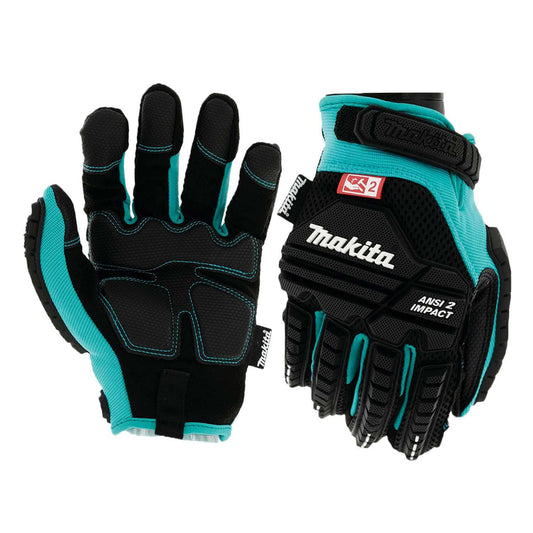 Guantes Impacto Makita T-04282 Demolición Pro L ANSI2 - Herram.cl