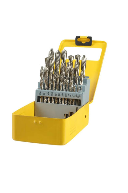 Set Brocas Metal HSS 1/16'' - 1/2'' 29 Pzas – Uyustools - Herram.cl