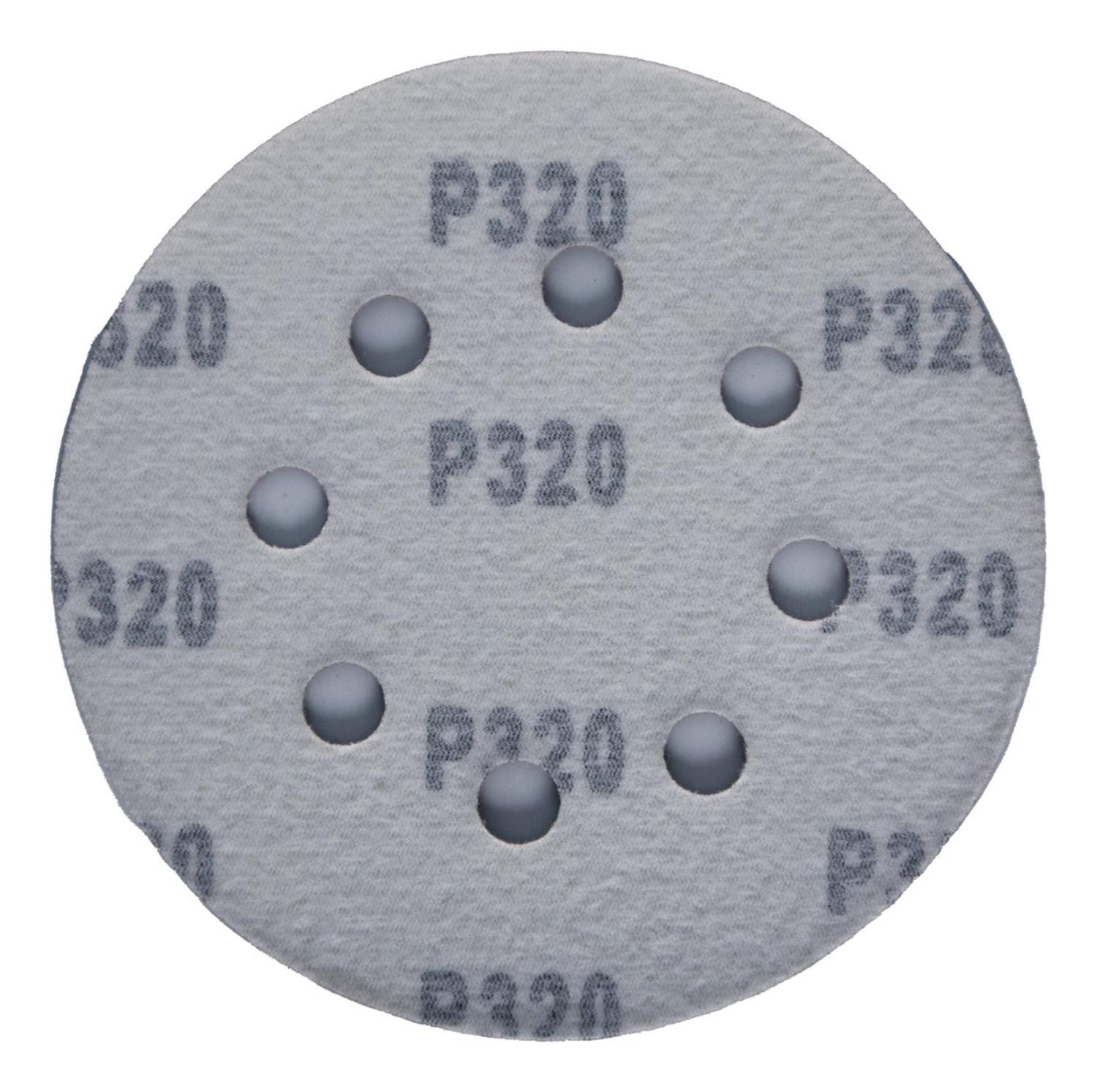 Pack 5 Discos De Lija Con Velcro 5'' (125mm) G320 - Nexxo - Herram.cl