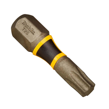 Puntas de Torsión Impact Premier T25 25mm 2 Pzas - Makita - Herram.cl