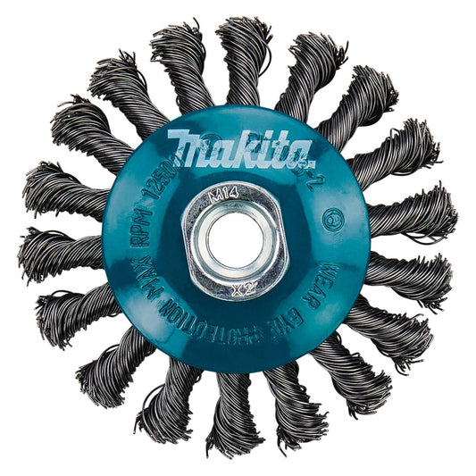 Grata Cónica Trenzada 100x0,5mm / M14 - Makita - Herram.cl