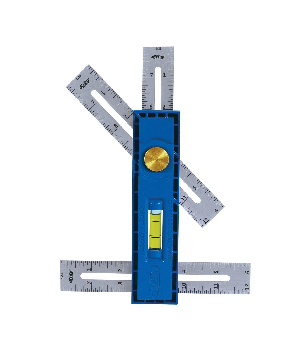 Medidor Multiángulo Con Nivel Incorporado Multi - Mark 0 - 15 Cm - Kreg - Herram.cl