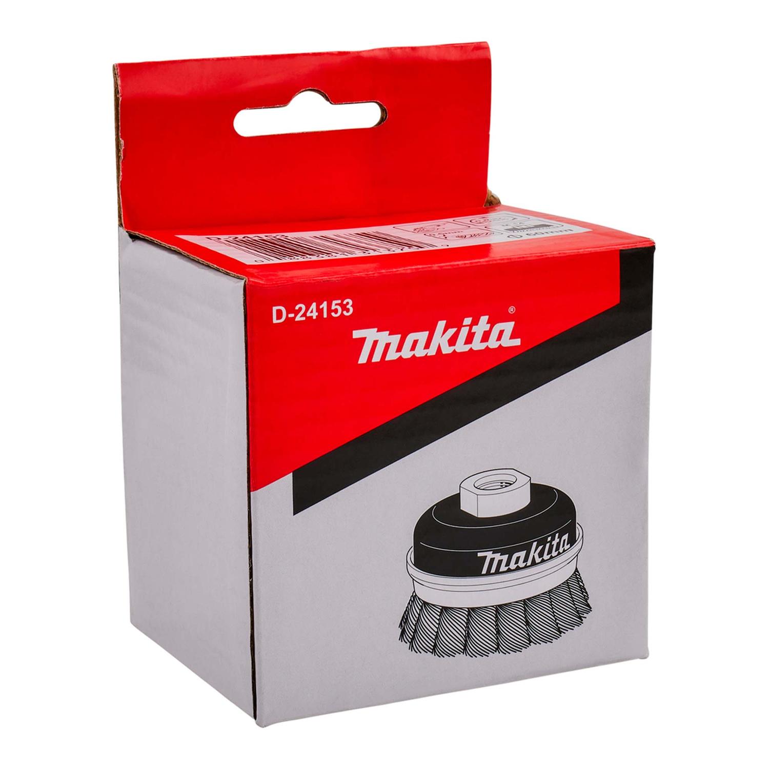 Grata Copa Acero Trenzada 60mm / M14 - Makita - Herram.cl
