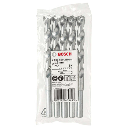 Juego con 5 Brocas para mampostería Bosch CYL-1 Ø13x85x150mm - Herram.cl