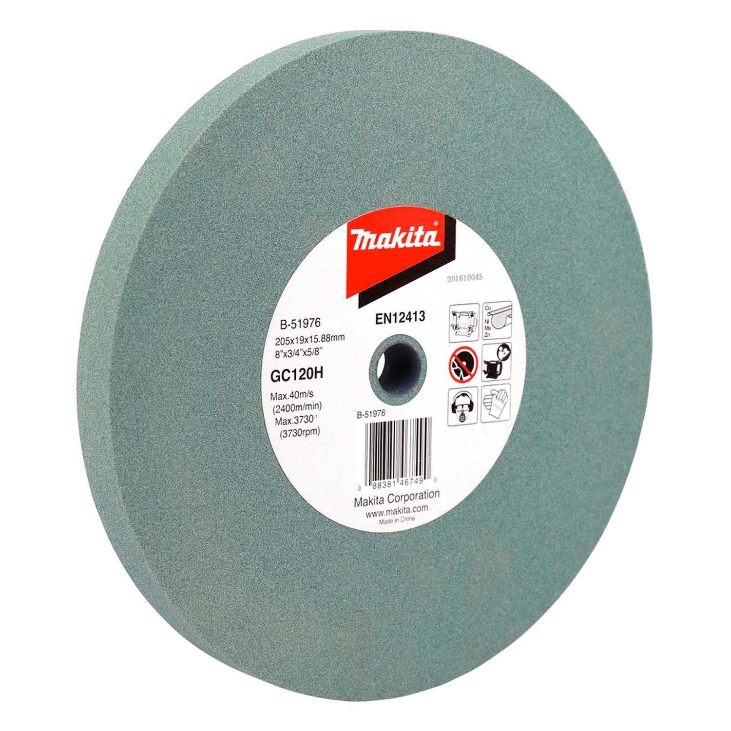 Piedra Esmeril De Banco 8''x3/4''x5/8'' GC120H - Makita - Herram.cl
