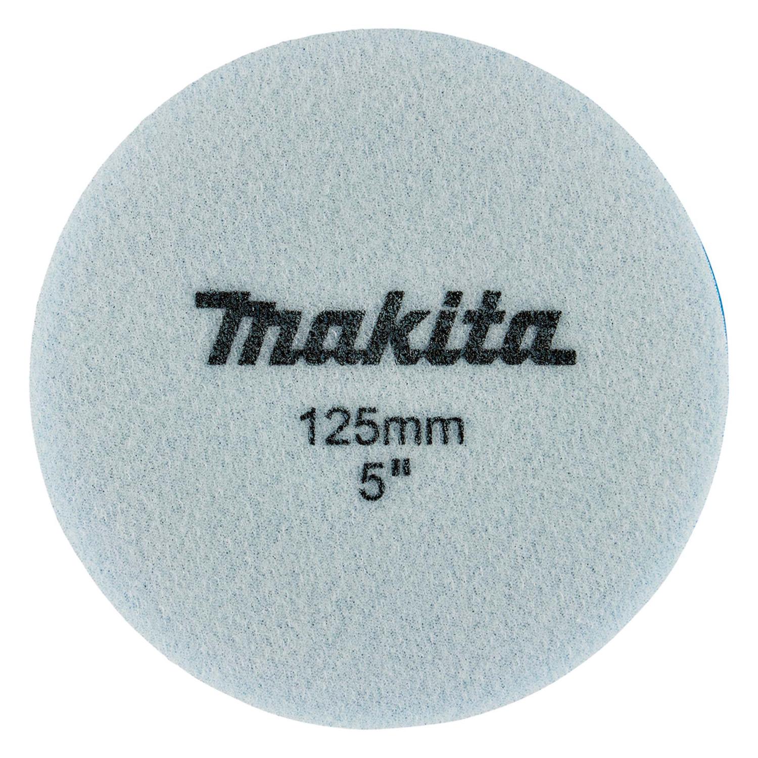 Disco esponja de pulido plana 125mm (medio) - Makita - Herram.cl