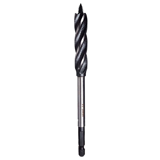 Broca 4-Puntas para Madera 18x165mm Hex. - HEMIC - Herram.cl