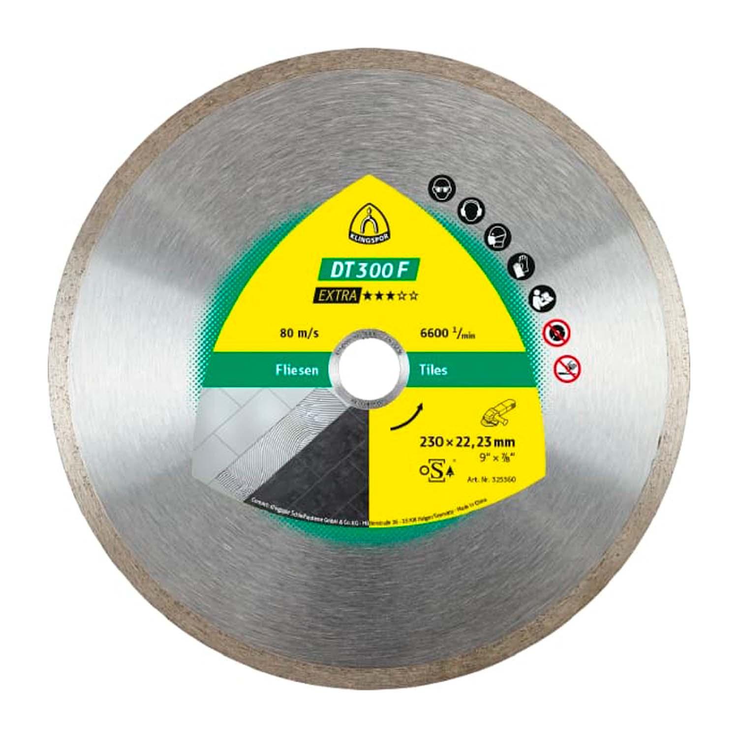 Disco Diamantado Continuo DT300F 7''x1,6mm - Klingspor - Herram.cl