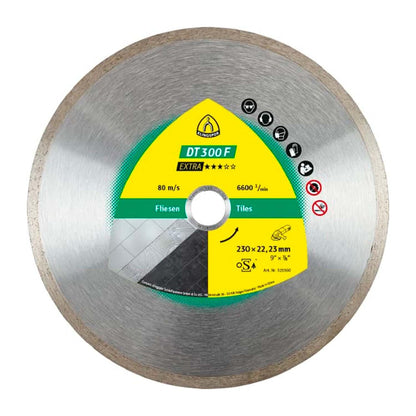 Disco Diamantado Continuo DT300F 7''x1,6mm - Klingspor - Herram.cl