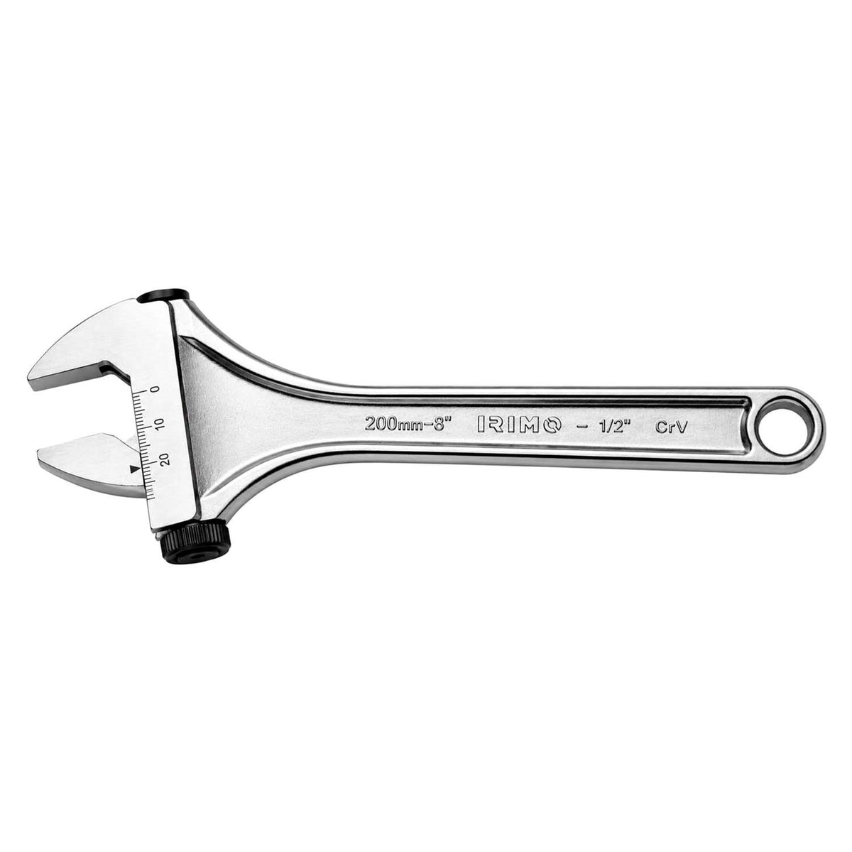 Llave Ajustable IRIMO 001031 Moleta Lateral 8" 29mm Cromada - Herram.cl