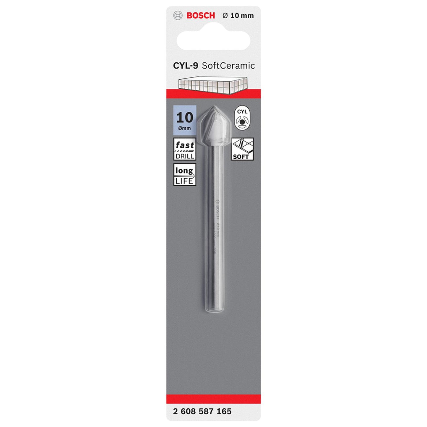 Broca Para Ceramina y Azulejos 10mm - Bosch - Herram.cl