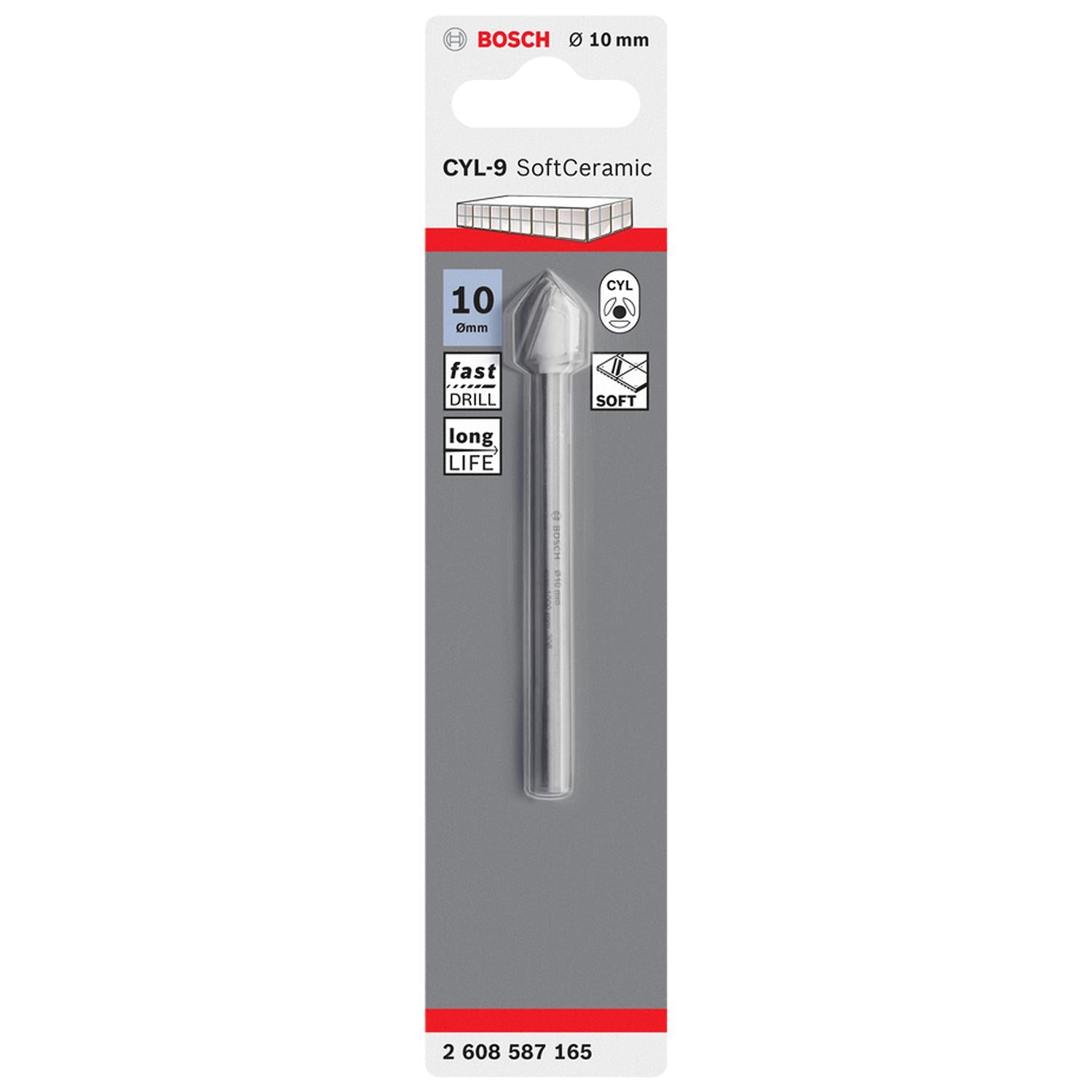Broca Para Ceramina y Azulejos 10mm - Bosch - Herram.cl