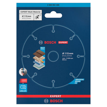 Disco Corte Bosch Expert Carbide Multi Material 115mm Amola - Herram.cl