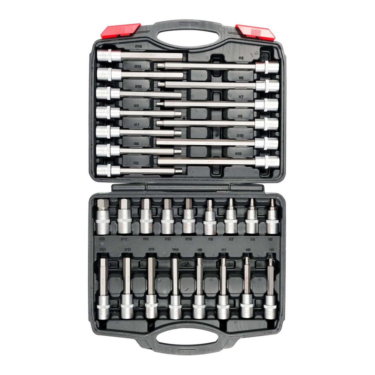 Juego Dados Con Punta Hexagonal 1/2'' 30 Pzas - Yato - Herram.cl